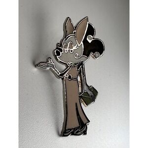 Minnie Mouse Fashion Paris Set Disney Pin Trading 2007 Pink Long Dress Bow Purse